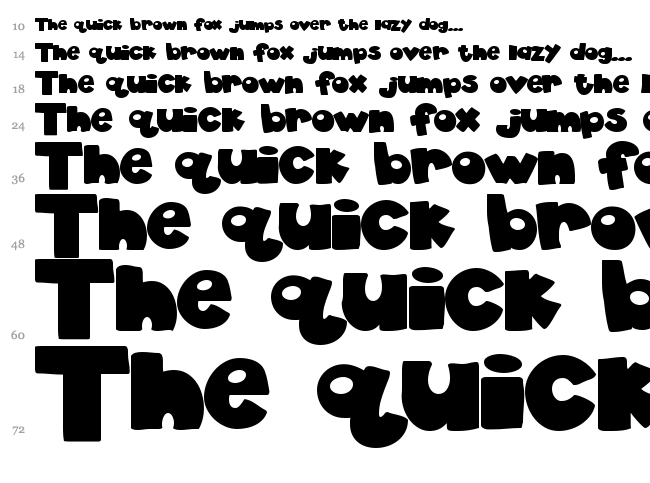 akaDylan font waterfall